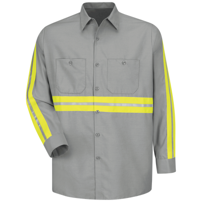 Long Sleeve Enhanced Visibility Industrial&nbsp;Work Shirt